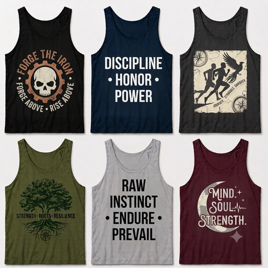 Pack Of 6 Dri-Fit Tanktops ( Deal 005 )